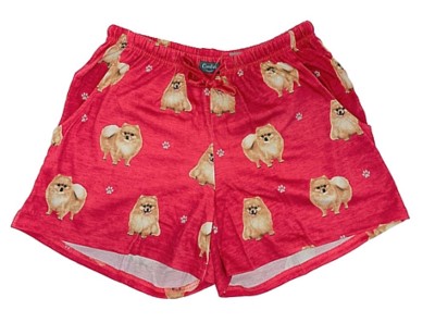 Comfies Dog Breed Lounge Shorts for Women-Pomeranian