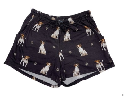 Comfies Dog Breed Lounge Shorts for Women-Jack Russell