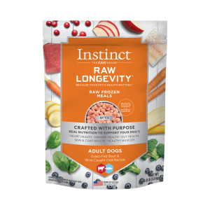 Nature's Variety Instinct® Raw Longevity™ Frozen Bites Grass-Fed Beef & Wild-Caught Cod Recipe for Adult Dogs