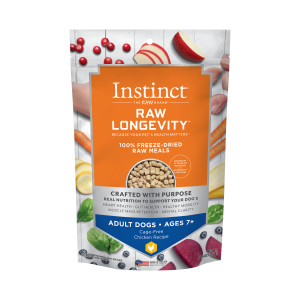 Nature's Variety Instinct® Raw Longevity™ Freeze-Dried Bites Cage-Free Chicken Recipe for Dogs Ages 7+