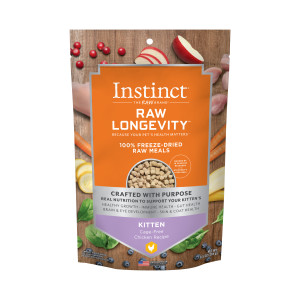 Nature's Variety Instinct® Raw Longevity 100% Freeze-Dried Raw Meals Cage-Free Chicken Recipe for Kittens