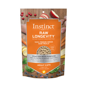 Nature's Variety Instinct® Raw Longevity 100% Freeze-Dried Raw Meals Cage-Free Chicken Recipe for Adult Cats