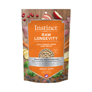 Nature's Variety Instinct® Raw Longevity 100% Freeze-Dried Raw Meals Farm-Raised Rabbit Recipe for Adult Cats