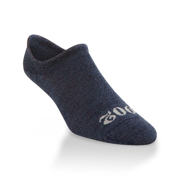 World's Softest® Socks - Luxe Wool No Show-Steele Blue
