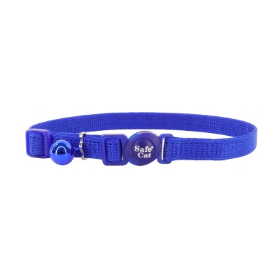 Safe Cat Adjustable Snag-Proof Breakaway Collar-Blue