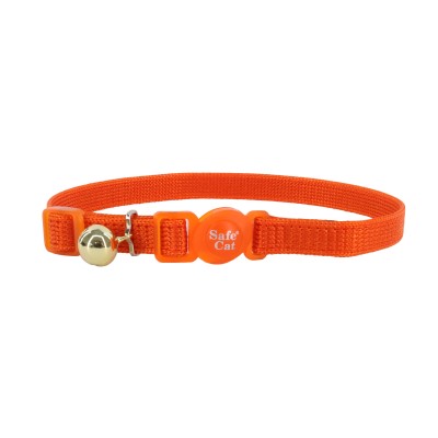 Safe Cat Adjustable Snag-Proof Breakaway Collar-Sunset Orange