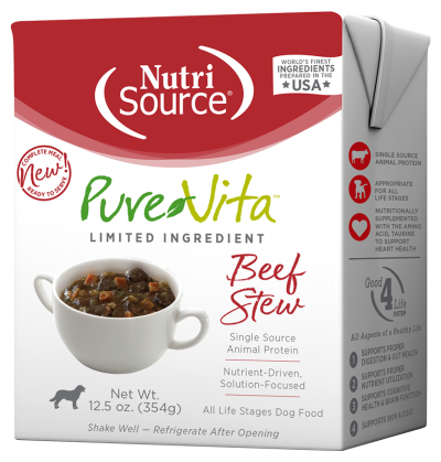 PureVita Limited Ingredient Beef Stew Wet Dog Food