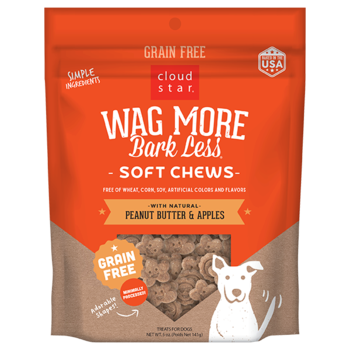 Wag More Bark Less Soft & Chewy Treats: Peanut Butter & Apples