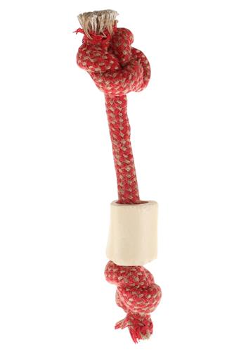 Aussie Naturals CHOY Double Knot Rope W/ Water Buffalo Femur Dog Toy