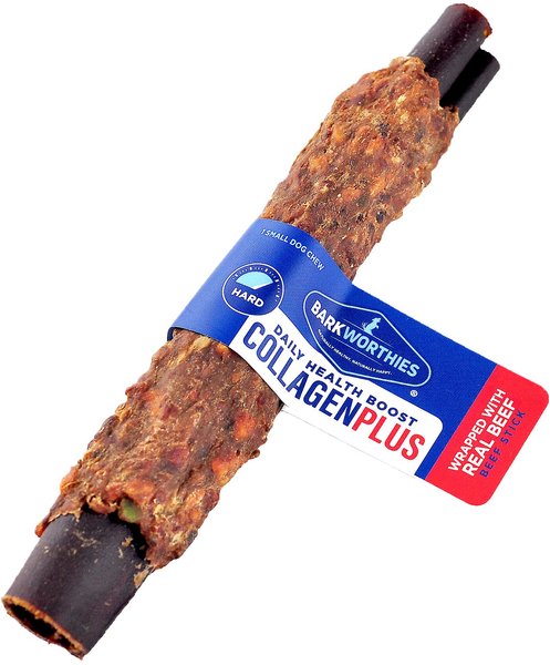 Barkworthies Collagen Plus Beef Stick Wrapped with Real Beef