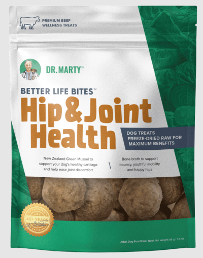 Dr. Marty Better Life Bites Hip & Joint Health Freeze-Dried Raw Premium Beef Wellness Treats