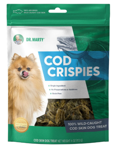 Dr. Marty Cod Crispies Premium Freeze-Dried Raw Dog Treat