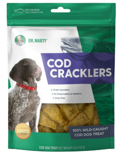 Dr. Marty Cod Cracklers Premium Raw Freeze-Dried Dog Treats