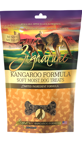 Zignature Kangaroo Formula Soft Moist Dog Treats