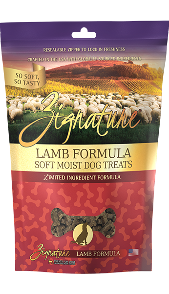 Zignature Lamb Formula Soft Moist Dog Treats