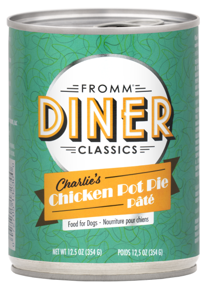 Fromm Diner Classics Charlie's Chicken Pot Pie Pate Wet Food for Dogs