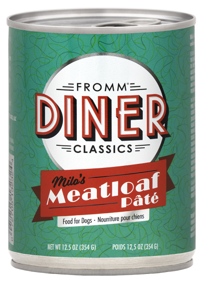 Fromm Diner Classics Milo's Meatloaf Pate Wet Food for Dogs