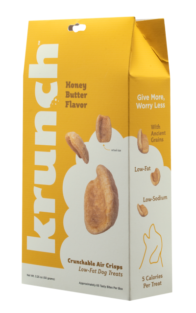 krunch™ Crunchable Air Crisps Low-Fat Dog Treats-Honey Butter Flavor
