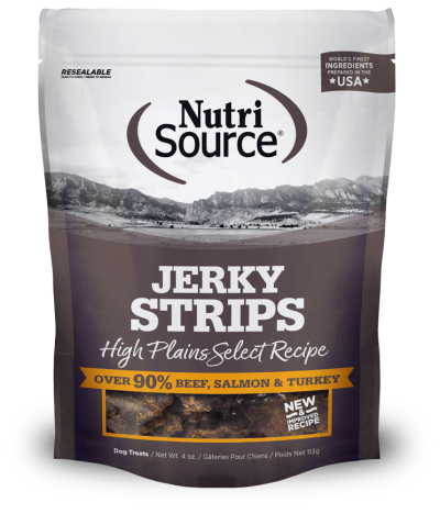 NutriSource Healthy Jerky Treats for Dogs-High Plains Select Recipe