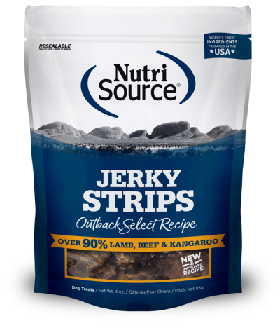 NutriSource Healthy Jerky Treats for Dogs-Outback Select Recipe