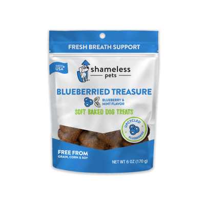 Shameless Pets Blueberried Treasure Soft-Baked Dog Treats