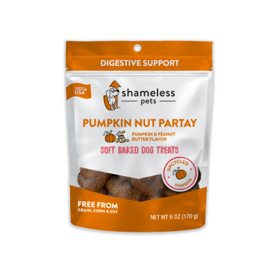Shameless Pets Pumpkin Nut Partay Soft-Baked Dog Treats