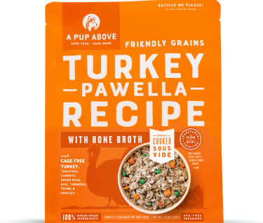A Pup Above Gently Cooked Food for Dogs-Turkey Pawella Recipe