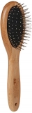 Bamboo Groom Oval Pin Brush with Stainless Steel Pins