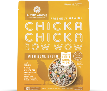 A Pup Above Gently Cooked Food for Dogs-Chick Chicka Bow Wow Recipe