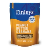 Finley's Peanut Butter Banana Crunchy Biscuits Dog Treats