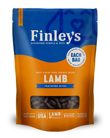 Finley's Lamb Recipe Soft Chew Training Bites Dog Treats