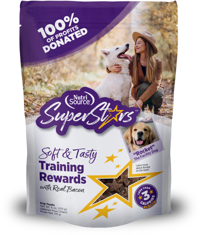 NutriSource SuperStars Soft & Tasty Training Rewards with Real Bacon