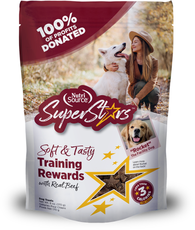NutriSource SuperStars Soft & Tasty Training Rewards with Real Beef