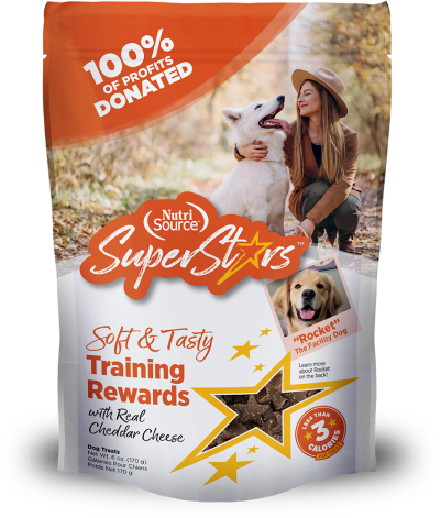 NutriSource SuperStars Soft & Tasty Training Rewards with Real Cheddar Cheese