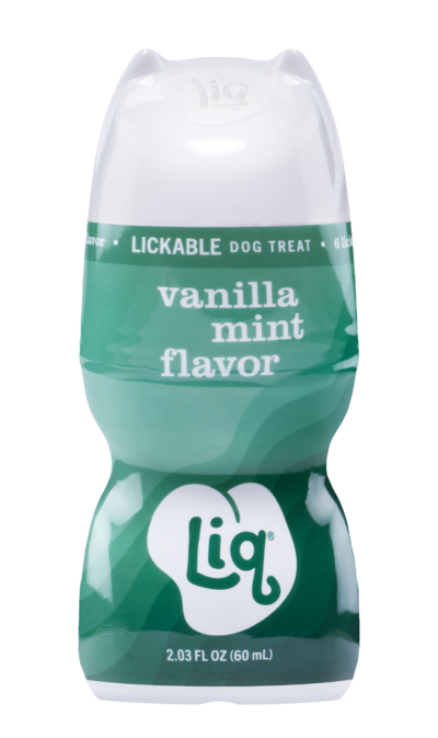 Liq Vanilla Mint Flavor Lickable Dog Treat