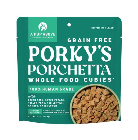 A Pup Above Porky's Porchetta Grain Free Whole Food Cubies