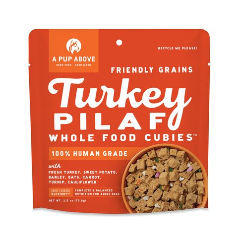 A Pup Above Turkey Pilaf Friendly Grains Whole Food Cubies