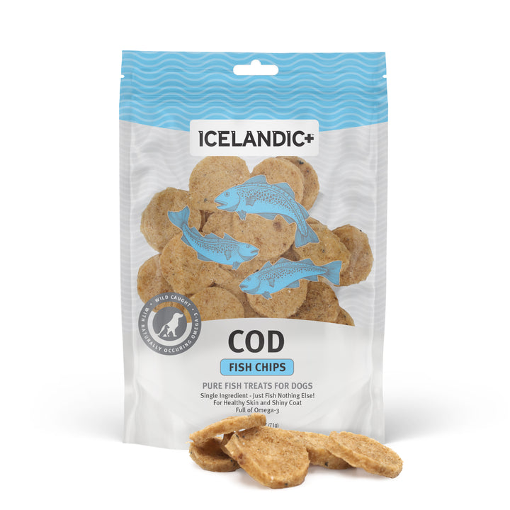 Icelandic+ Cod Fish Chips Dog Treats