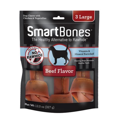 SmartBones Beef Classic Bone Chews-Large