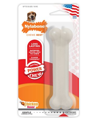 Nylabone Power Chew Chicken Flavored Dog Chew Toy