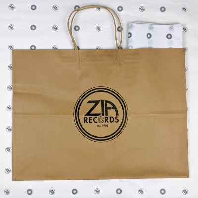 Zia Gift Bag/Zia Logo - Large@Perfect for records!  16 x 16 x 12@Comes with tissue