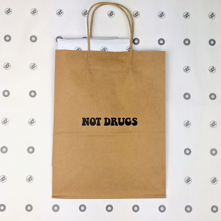 Zia Gift Bag/Not Drugs - Small@Perfect for CDs, DVD's or a Pop! Figure