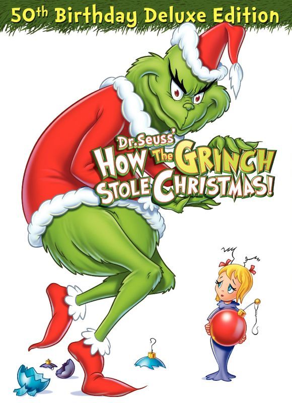 Dr. Seuss' How the Grinch Stole Christmas! (1966) (50th Birthday Deluxe Edition)/Boris Karloff, June Foray, and Thurl Ravenscroft@TV-G@DVD