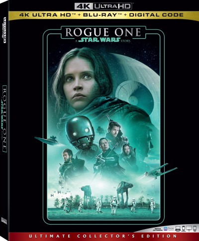 Rogue One: A Star Wars Story (2016)/Felicity Jones, Diego Luna, and Ben Mendelsohn@PG-13@4K Ultra HD + Blu-ray