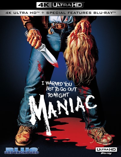 Maniac (1980)/Joe Spinell, Caroline Munro, and Gail Lawrence@R@4K Ultra HD/Blu-ray