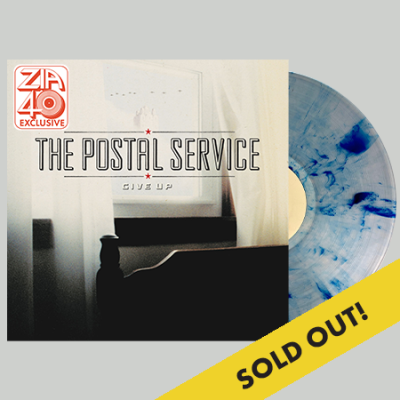 The Postal Service/Give Up (Clear With Recycled Air Blue Mist)@Zia Exclusive - Limited to 300