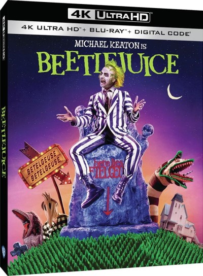 Beetlejuice (1988)/Alec Baldwin, Geena Davis, and Michael Keaton@PG@4K Ultra HD + Blu-ray