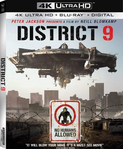 District 9 (2009)/Sharlto Copley, Jason Cope, and David James@R@4K Ultra HD + Blu-ray