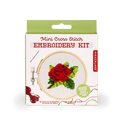 Kit/Mini Cross Stitch - Rose@10