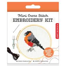 Kit/Mini Cross Stitch - Bird@10